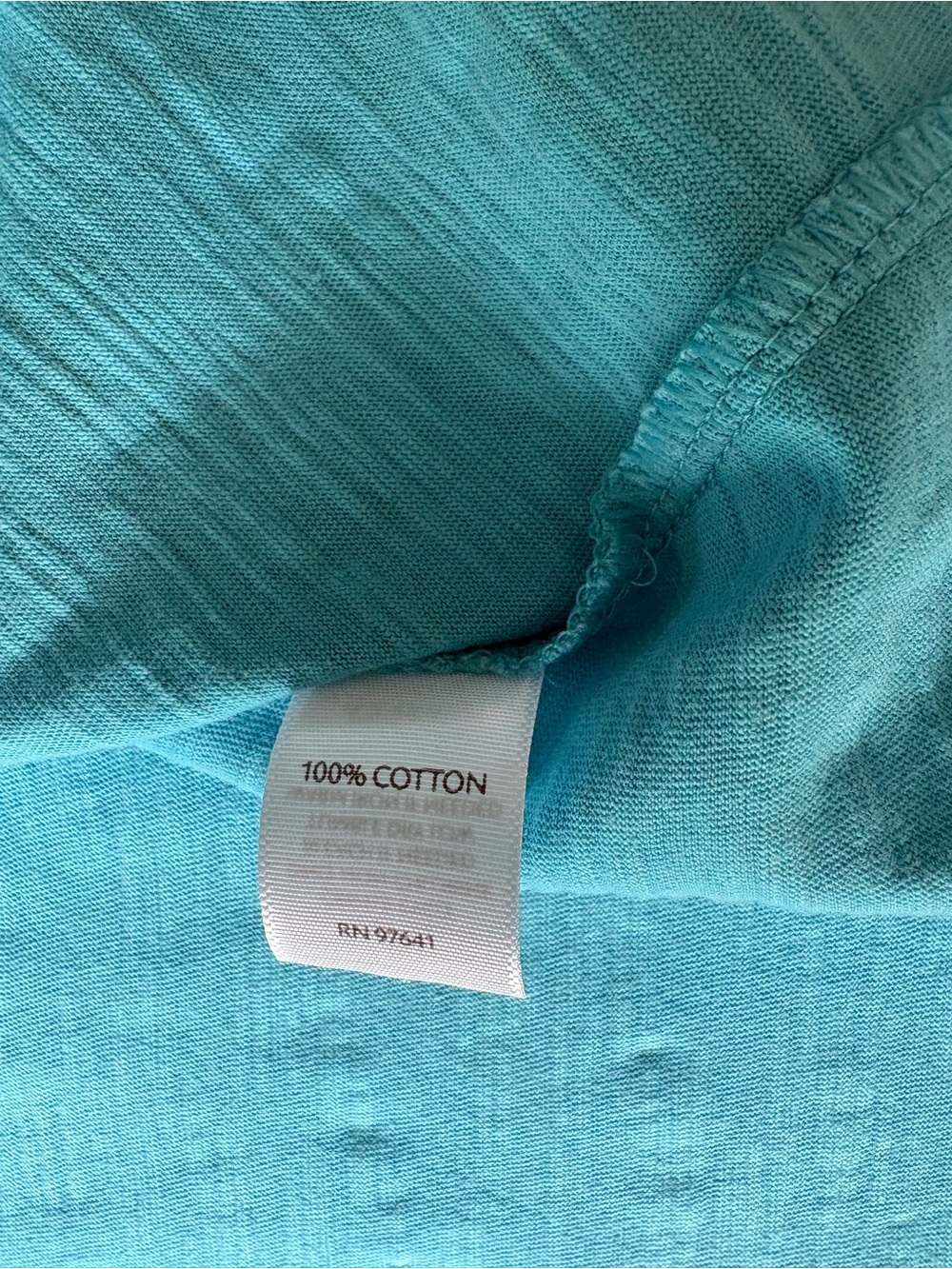 J. Jill Aqua Cotton Elastic-Waist Asymmetric Skirt 100% cotton sz XL flowy midi - Picture 3 of 8